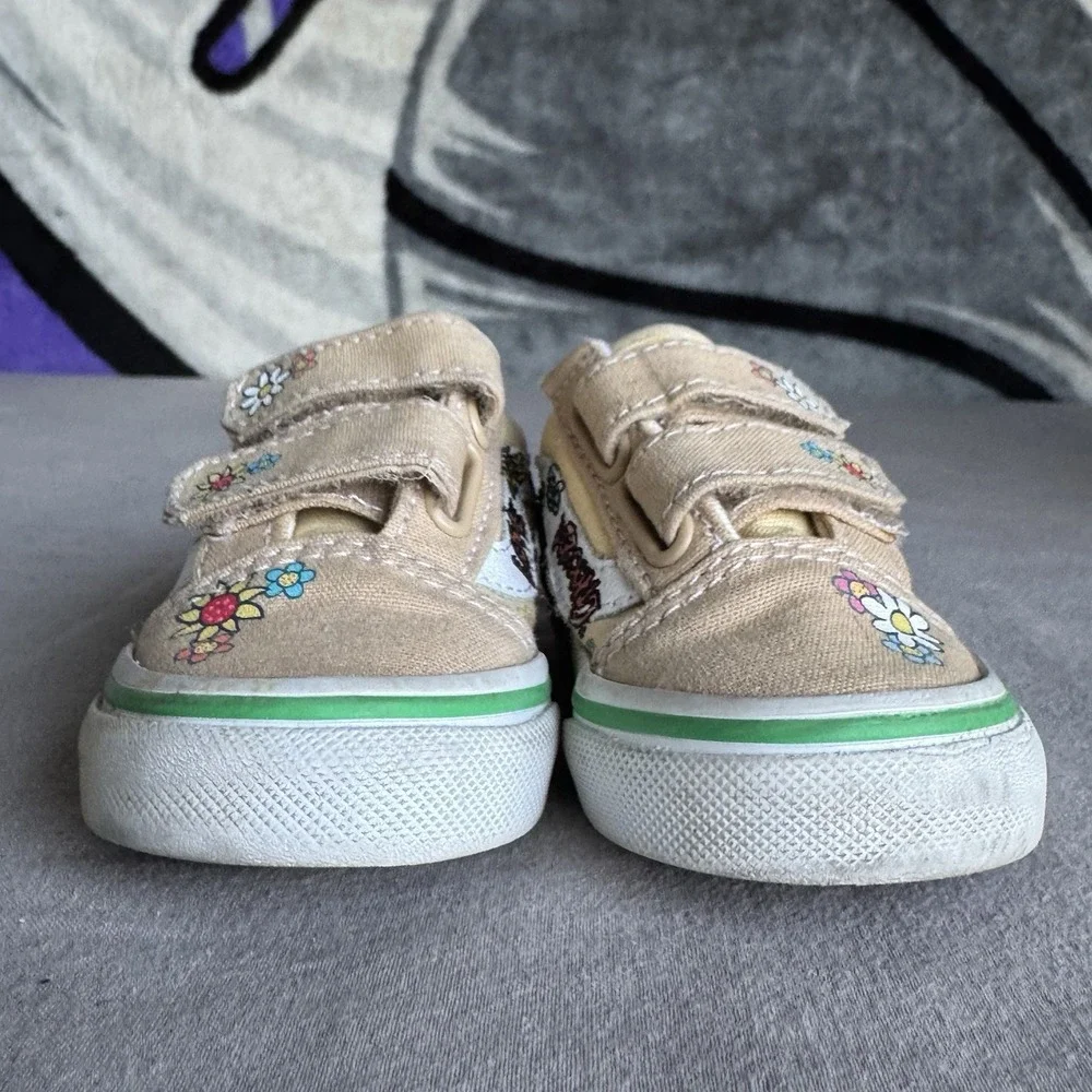 Size 4c - Baby VANS Sesame Street Old Skool Elmo and Friends Shoes